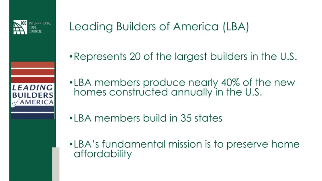 leading builders of america lba