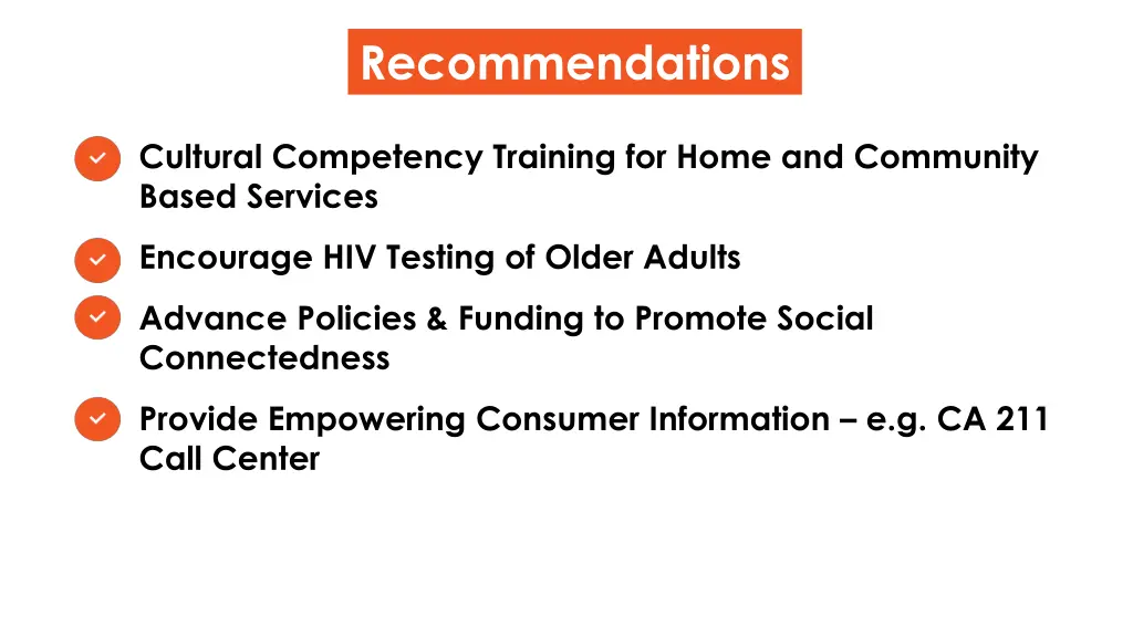 recommendations 1
