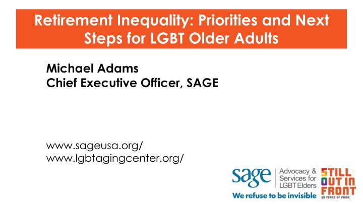 retirement inequality priorities and next steps