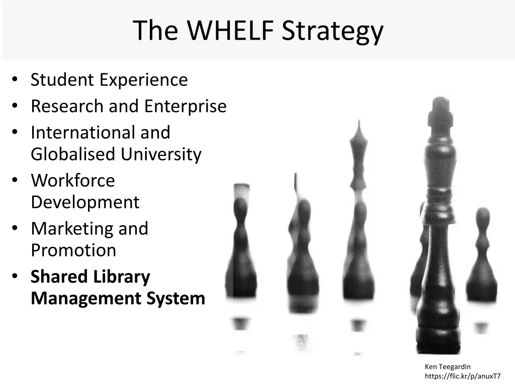 the whelf strategy