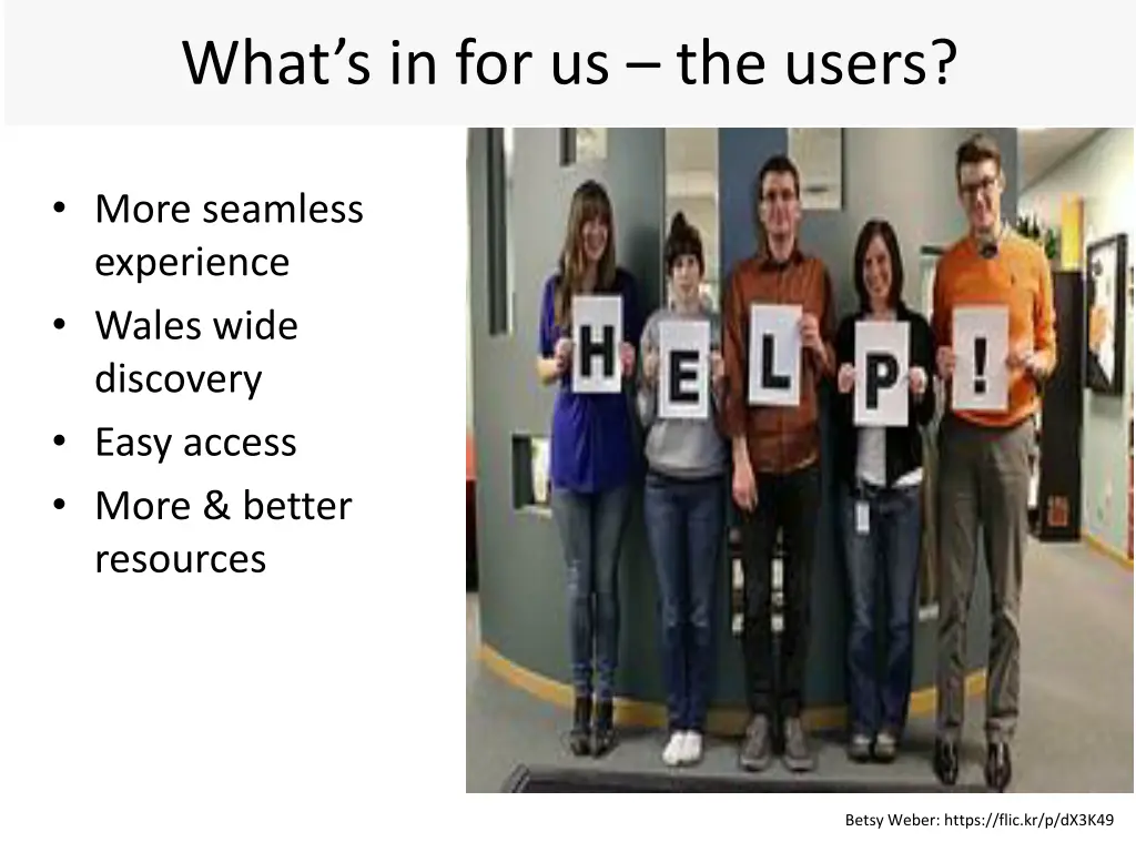 what s in for us the users