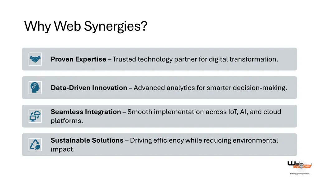 why web synergies