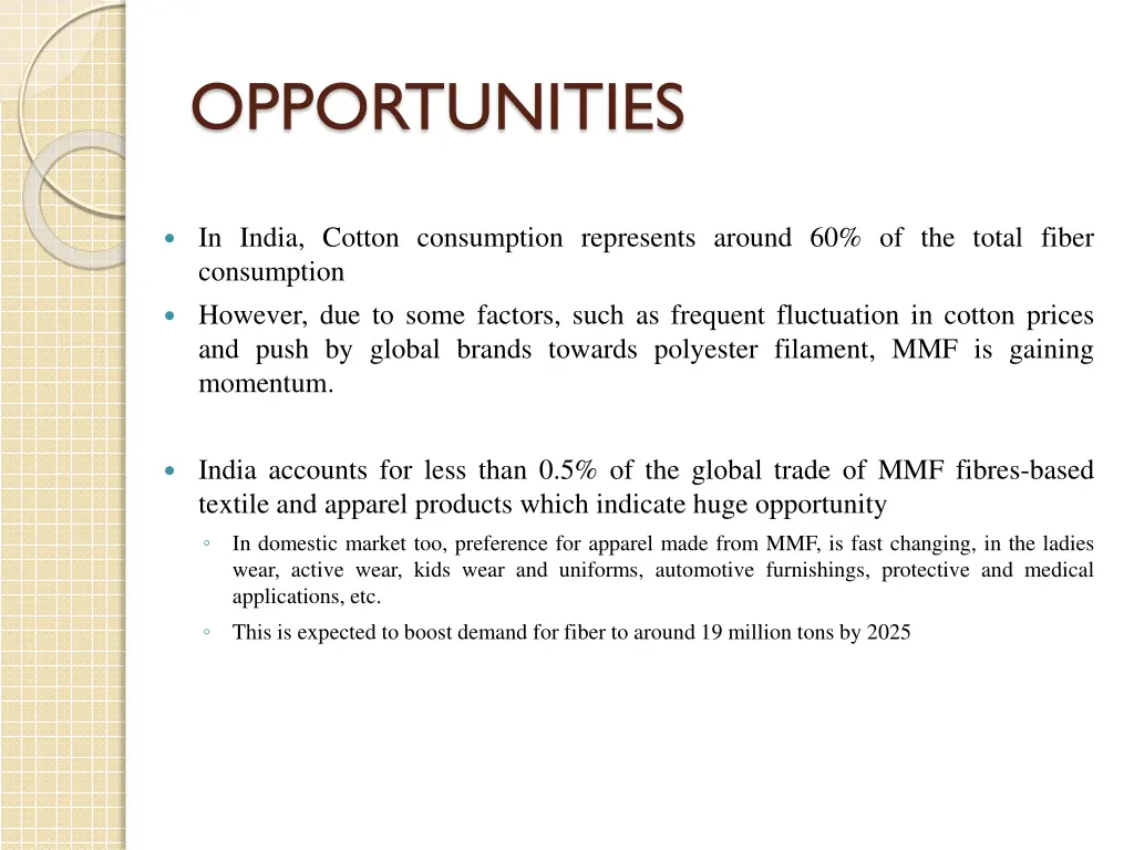 opportunities