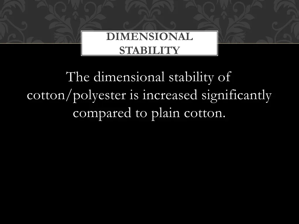 dimensional stability