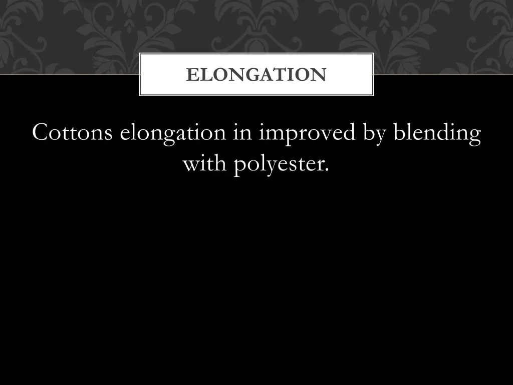 elongation