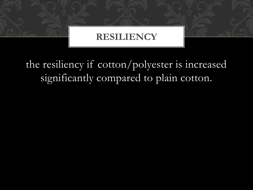 resiliency