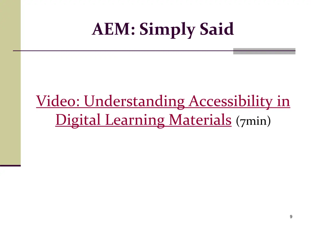 aem simply said