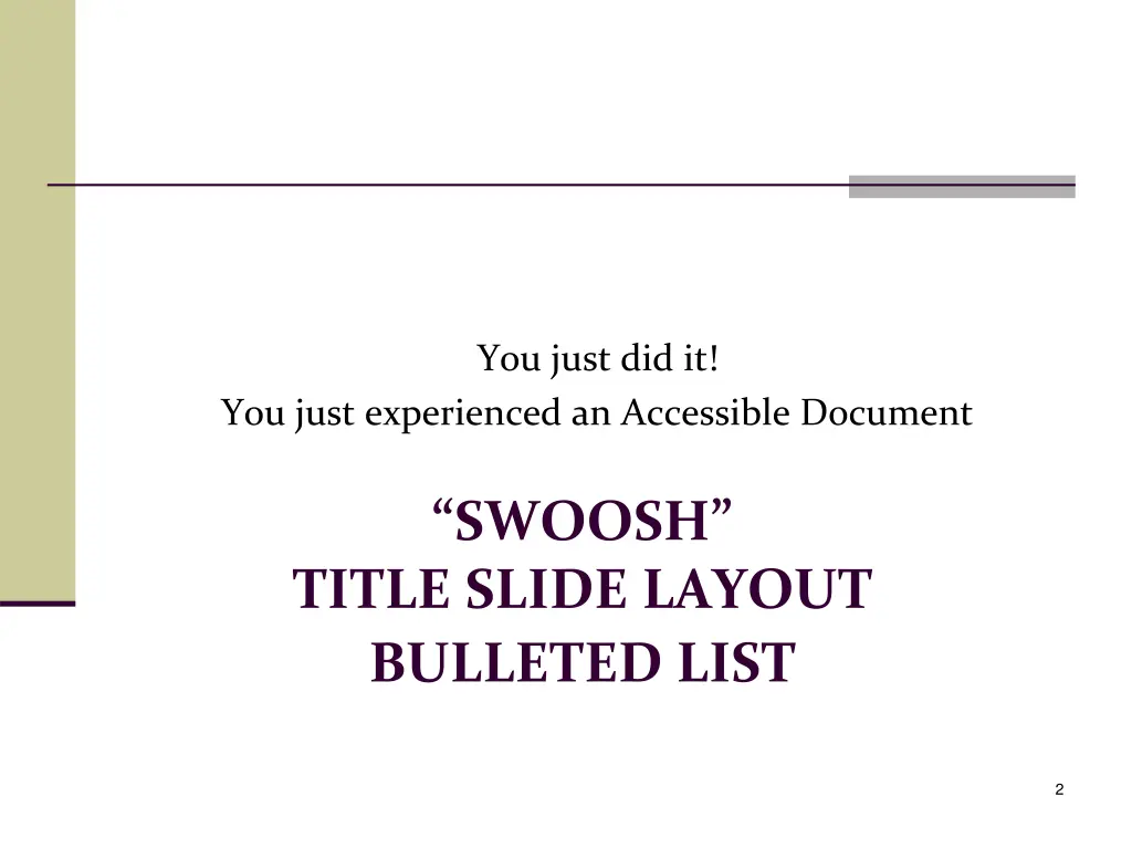 you just did it