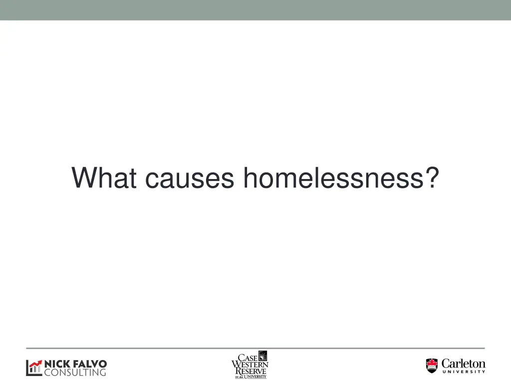 what causes homelessness