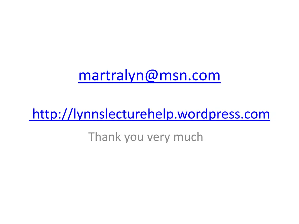 martralyn@msn com