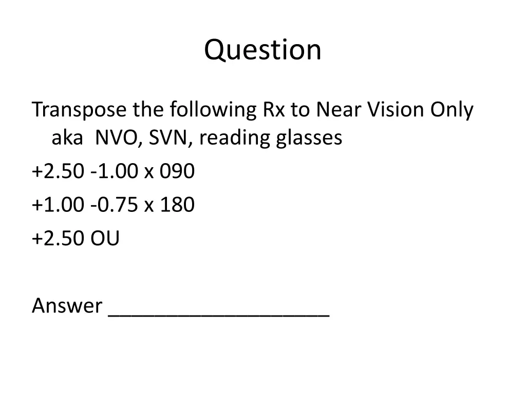 question 3