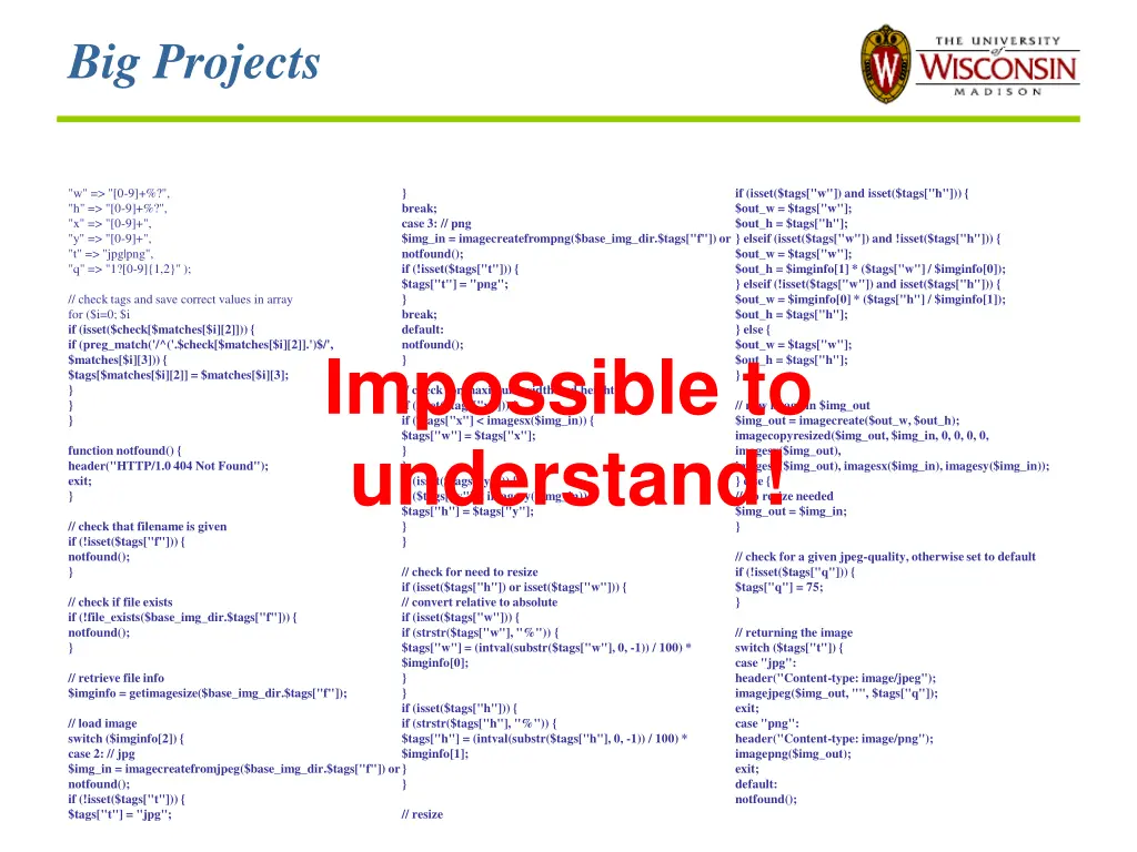 big projects