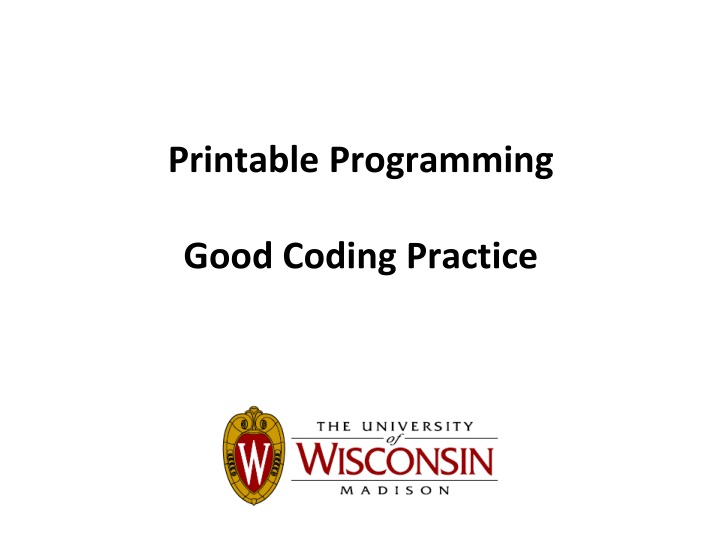 printable programming