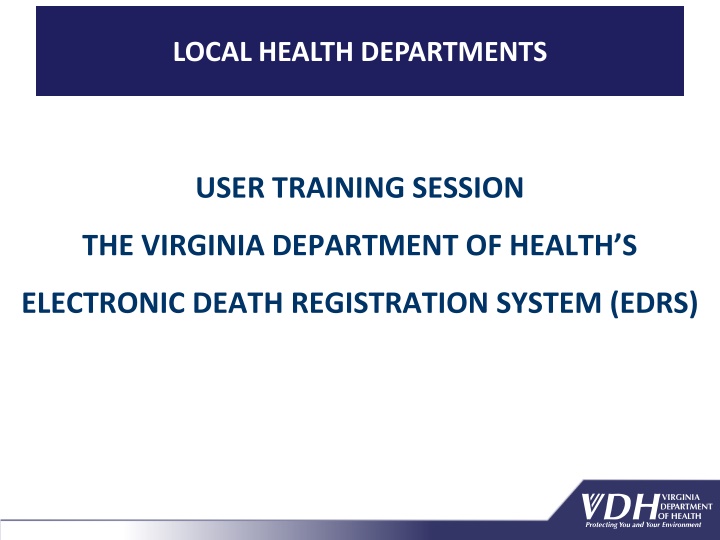 local health departments