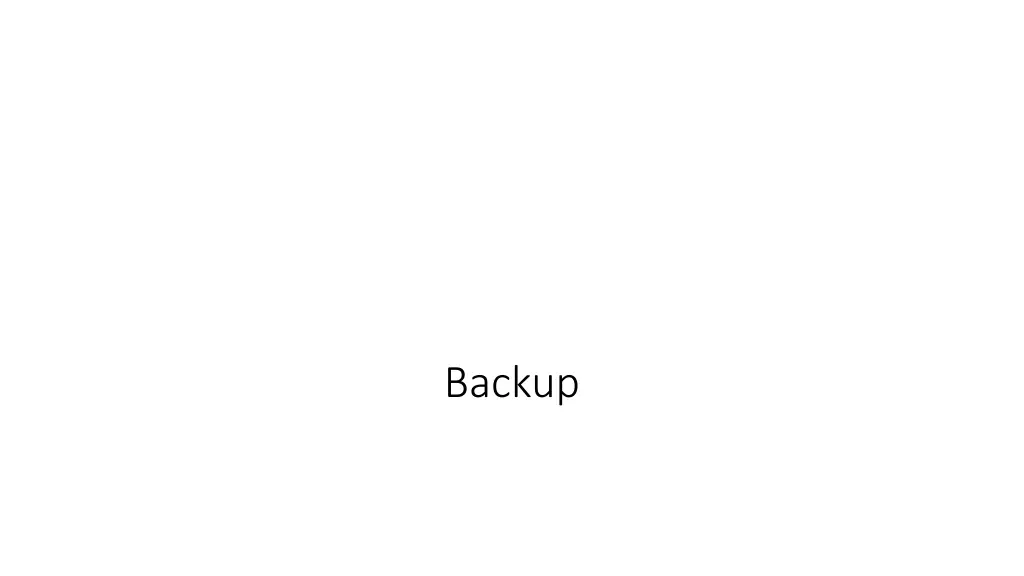 backup