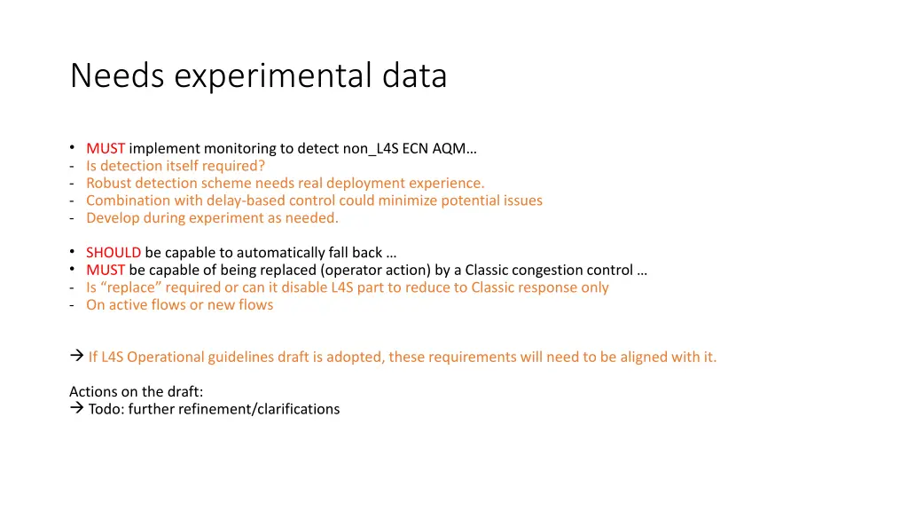 needs experimental data 1
