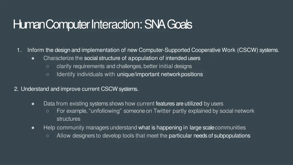 human computer interaction s nagoals