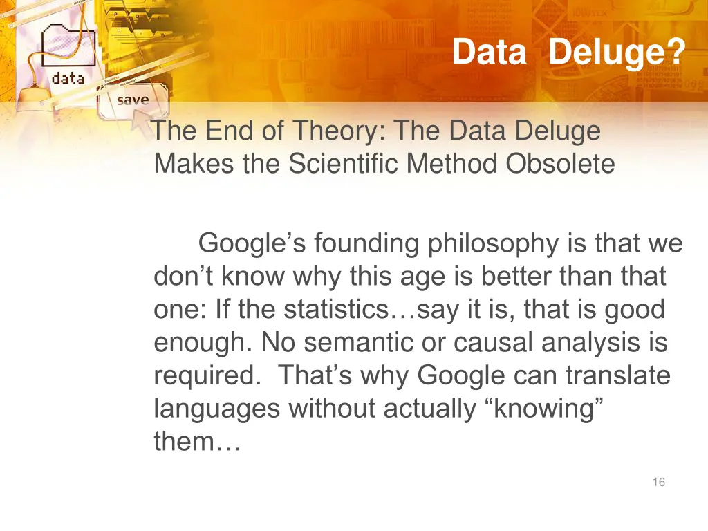 data deluge