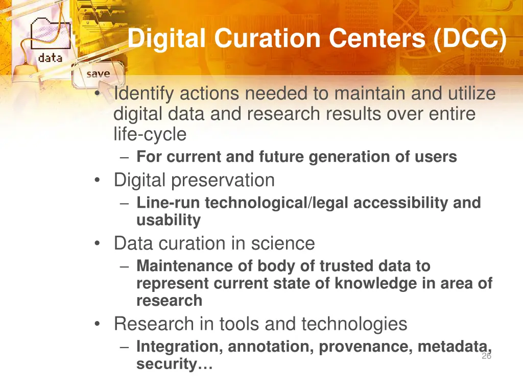 digital curation centers dcc