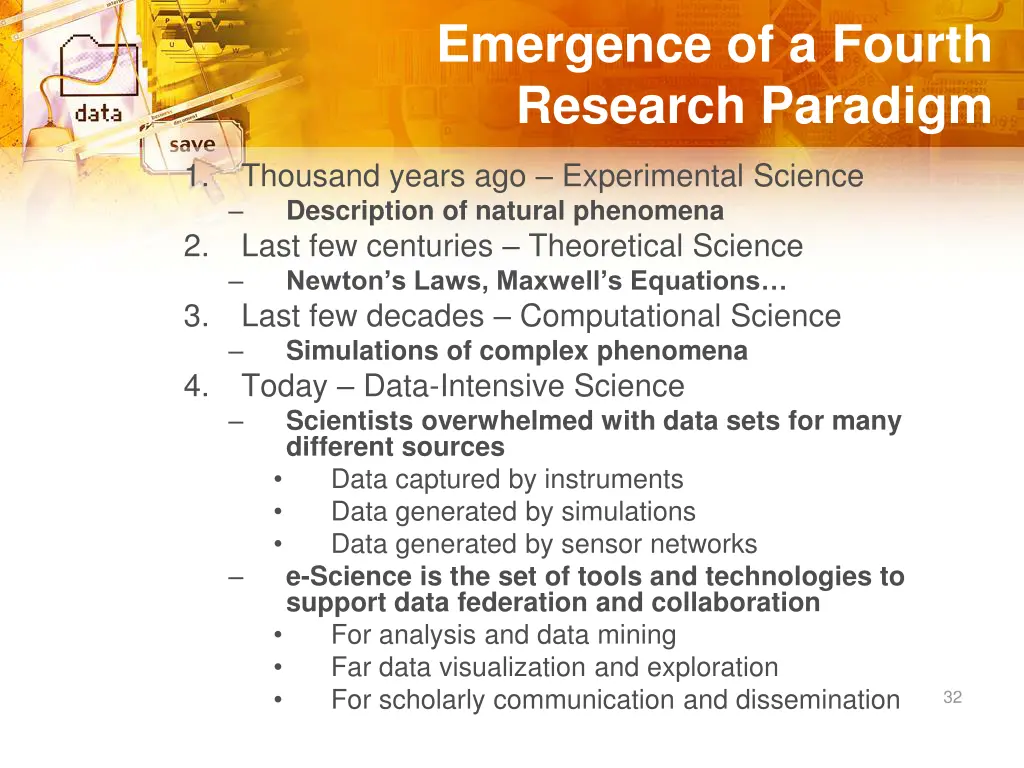 emergence of a fourth research paradigm