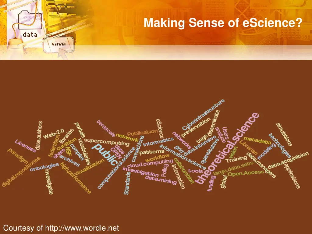 making sense of escience