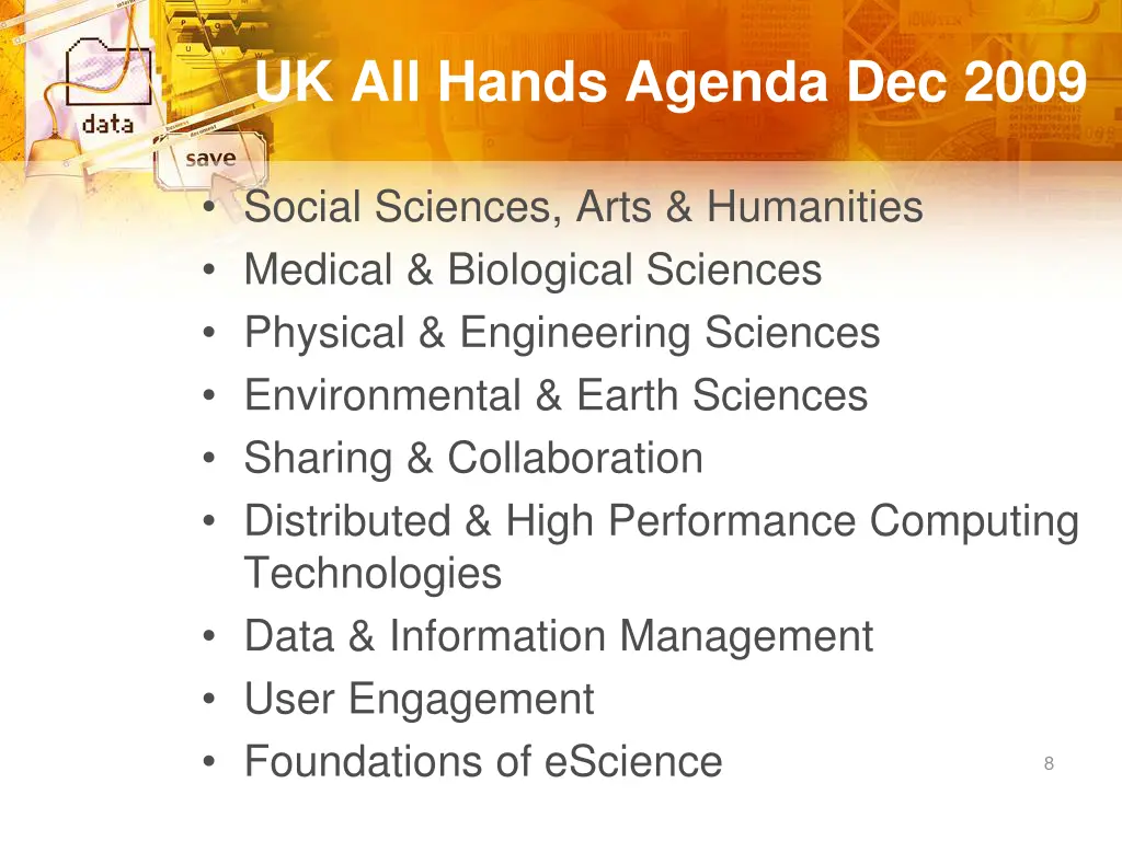 uk all hands agenda dec 2009