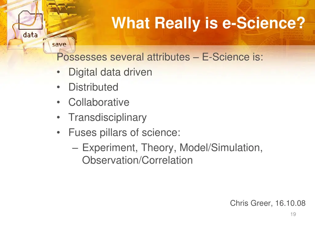 what really is e science