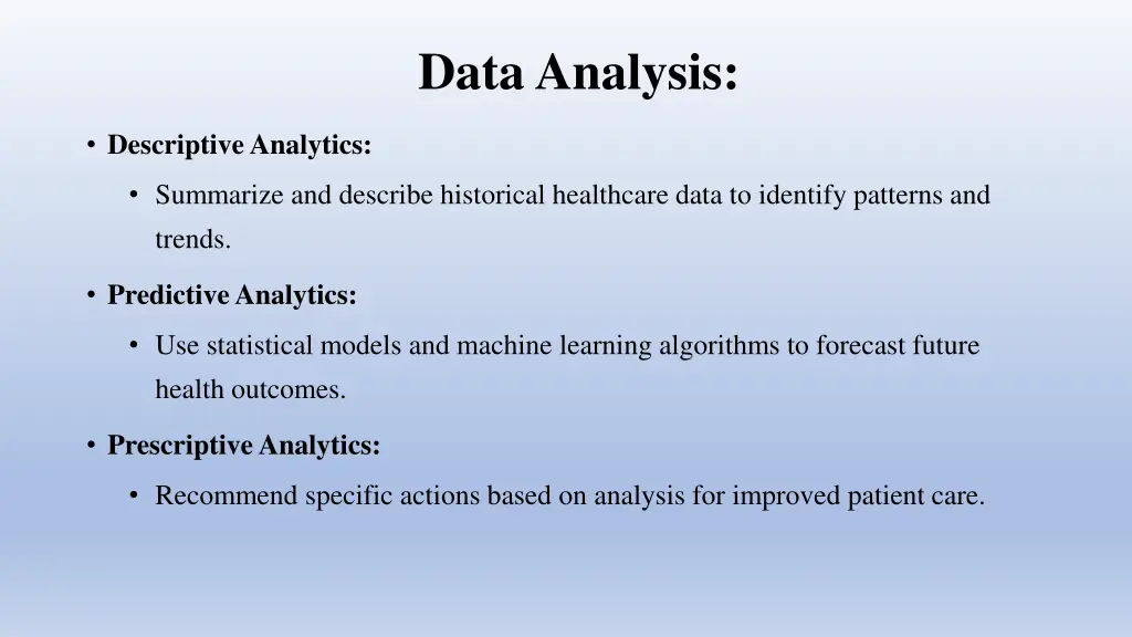 data analysis