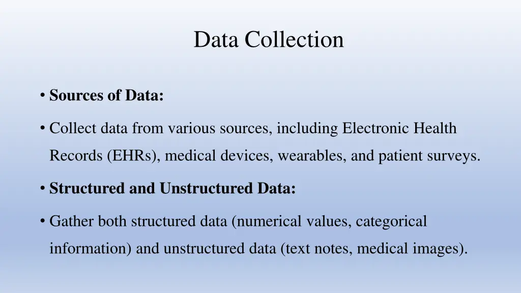 data collection
