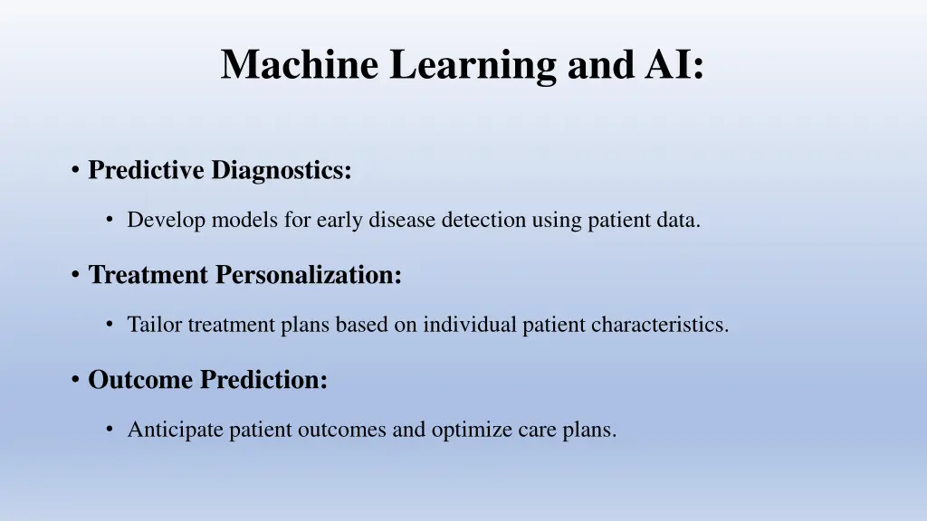 machine learning and ai