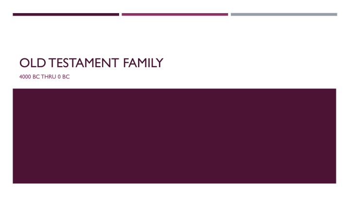 old testament family