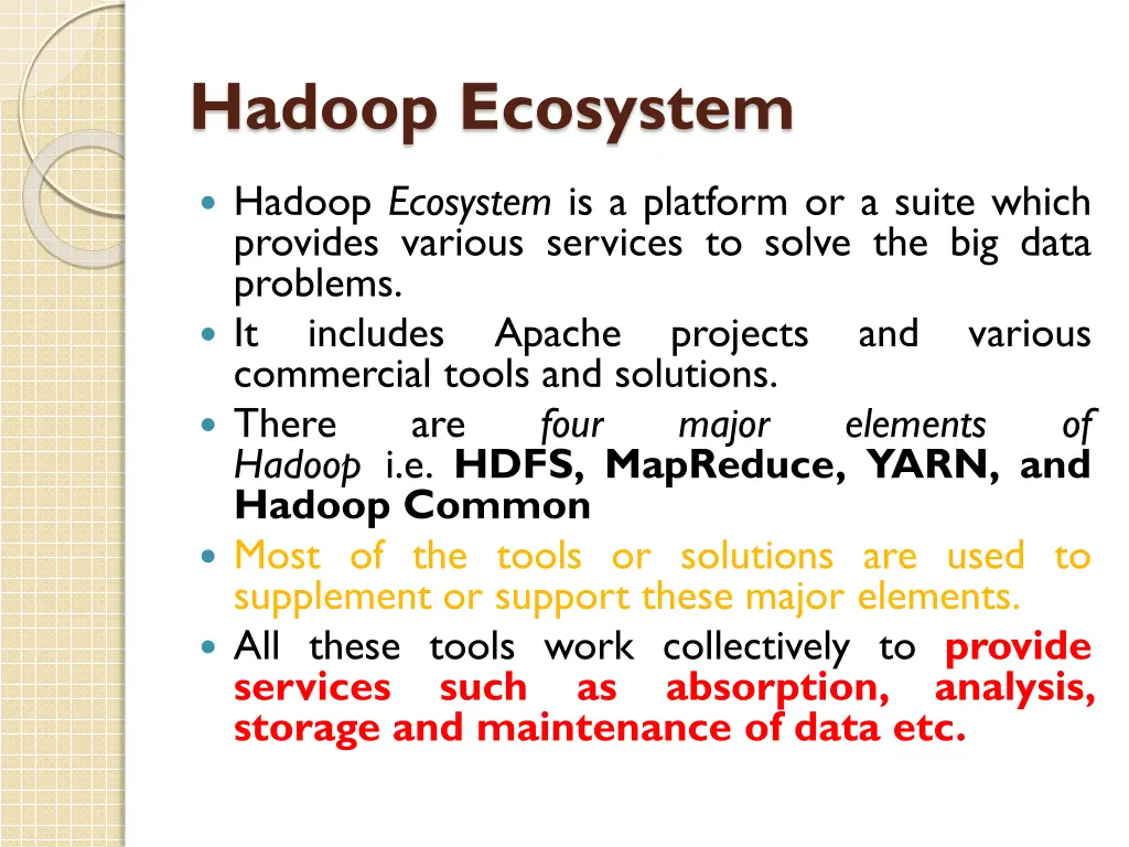 hadoop ecosystem