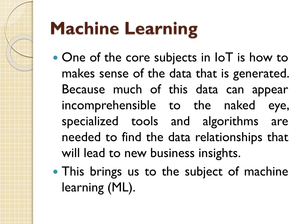 machine learning
