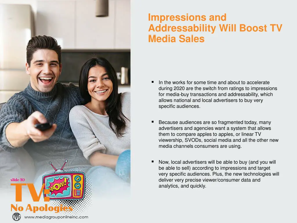 impressions and addressability will boost