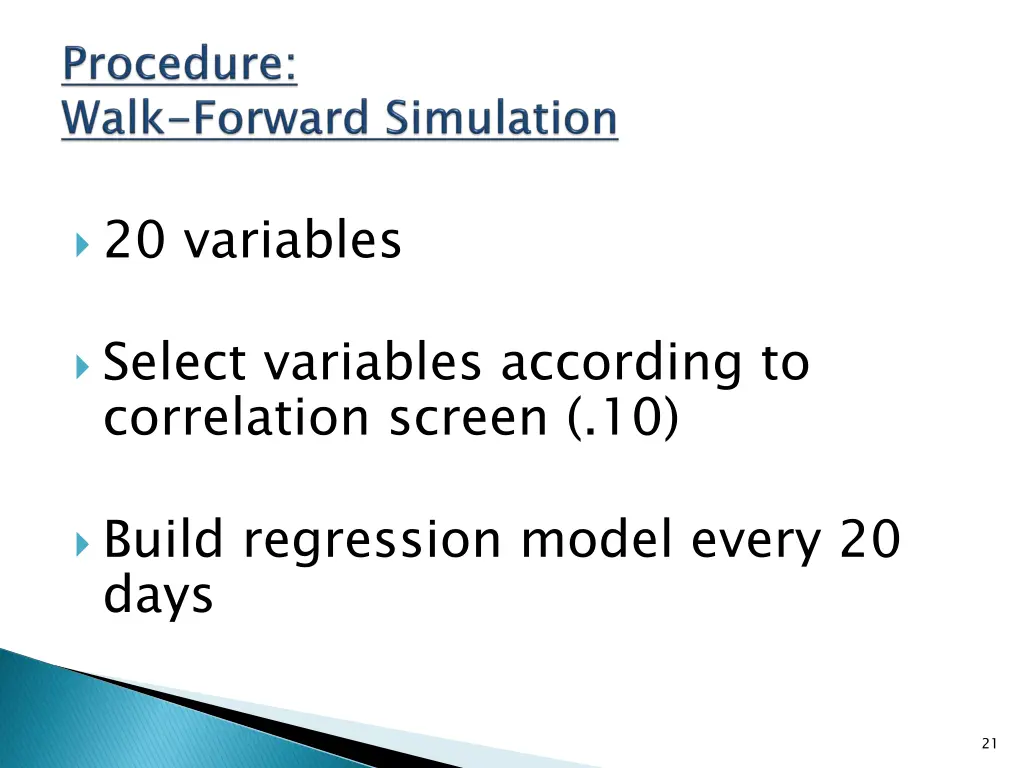 20 variables