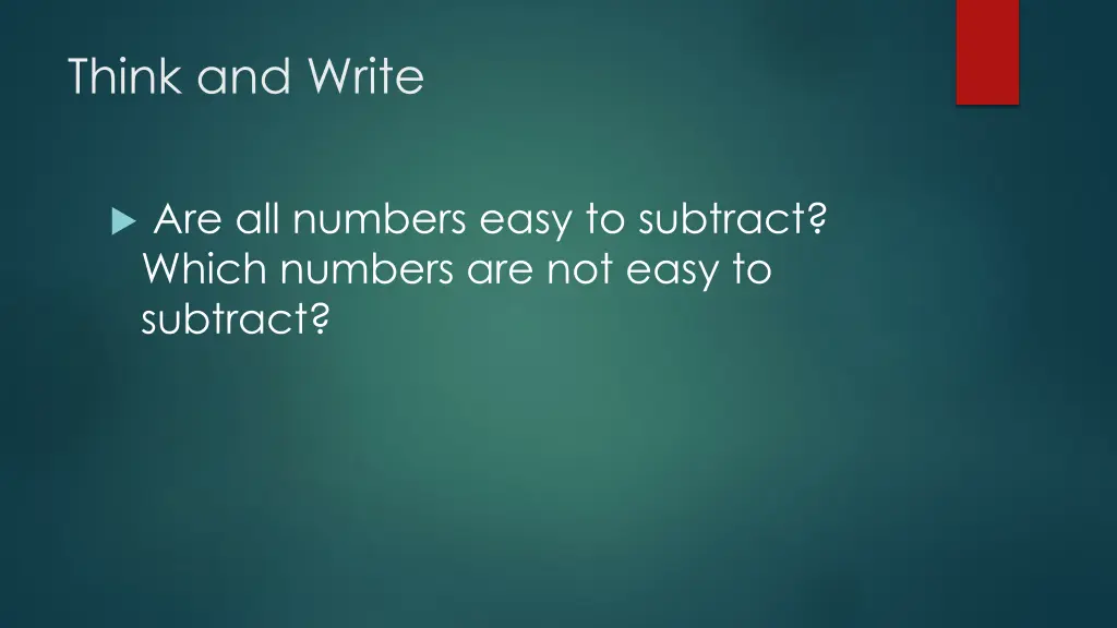 think and write