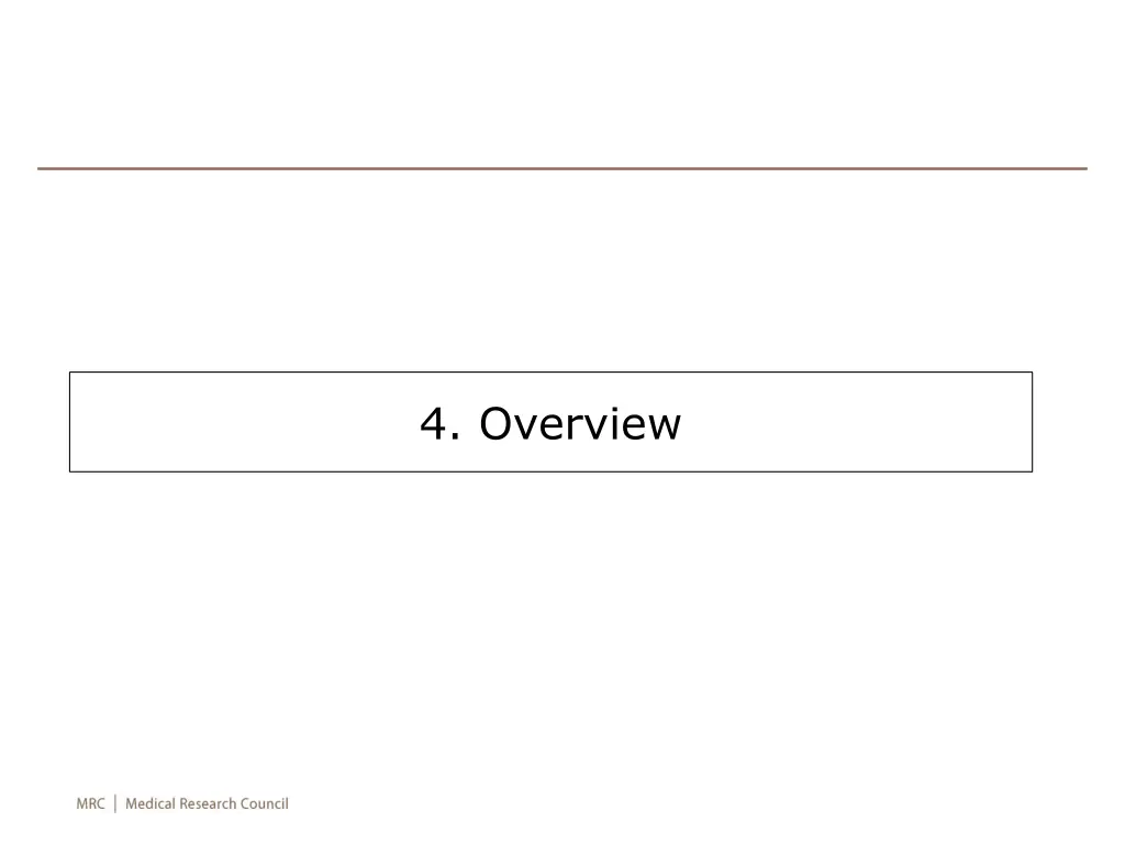 4 overview