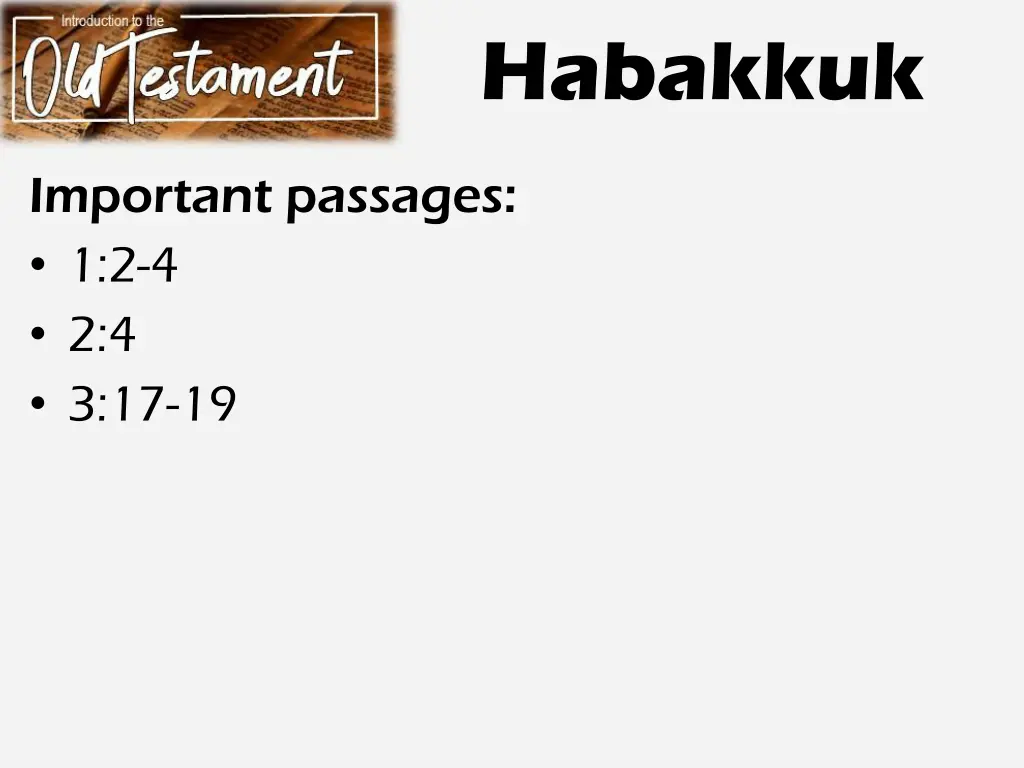 habakkuk 3
