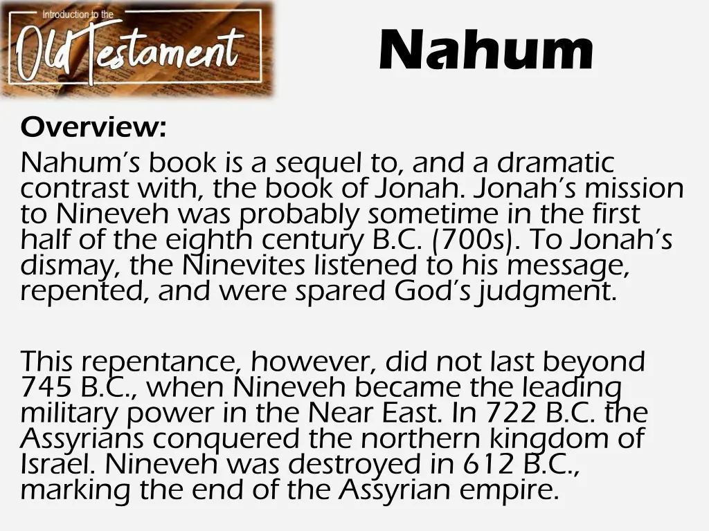 nahum 1