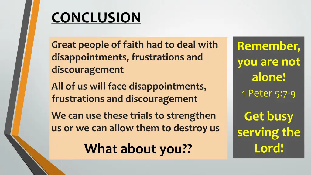 conclusion