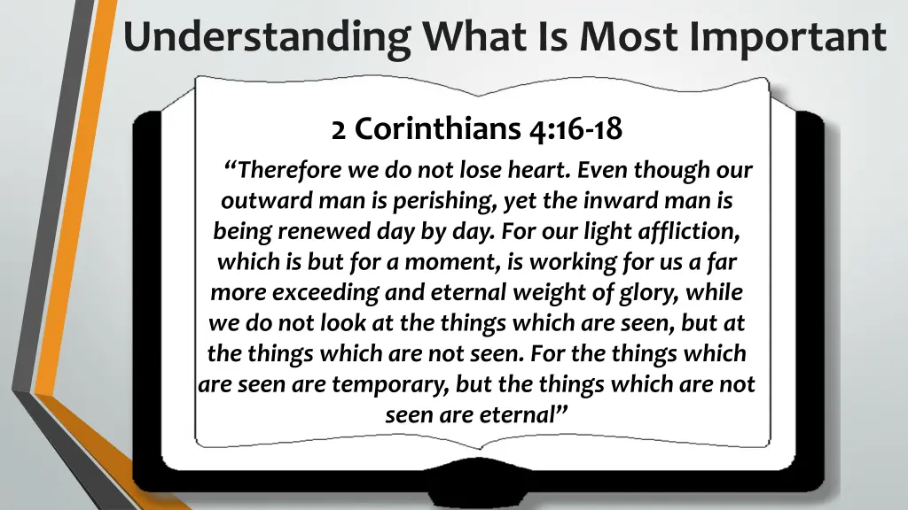 understanding what is most important