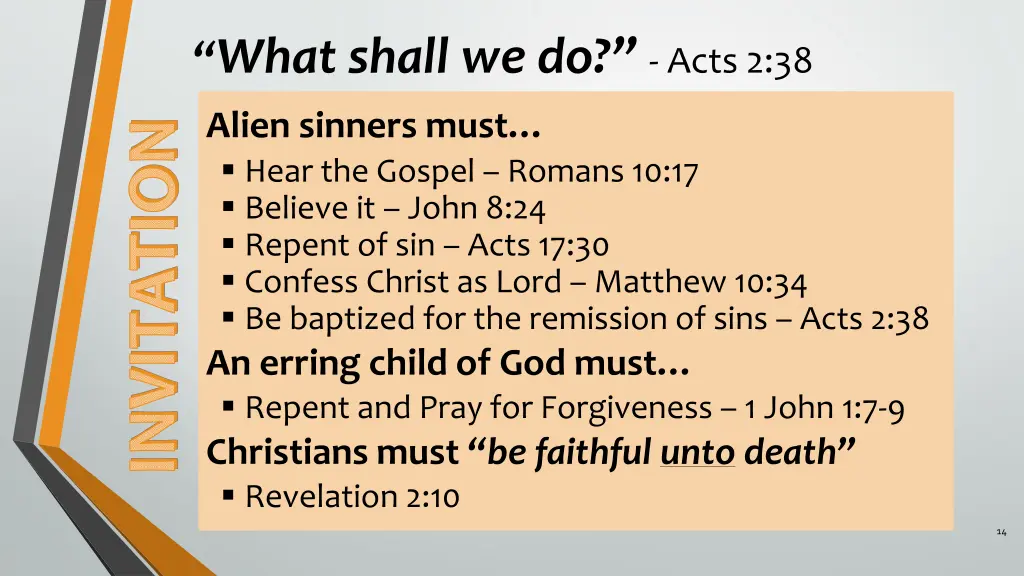 what shall we do acts 2 38 invitation