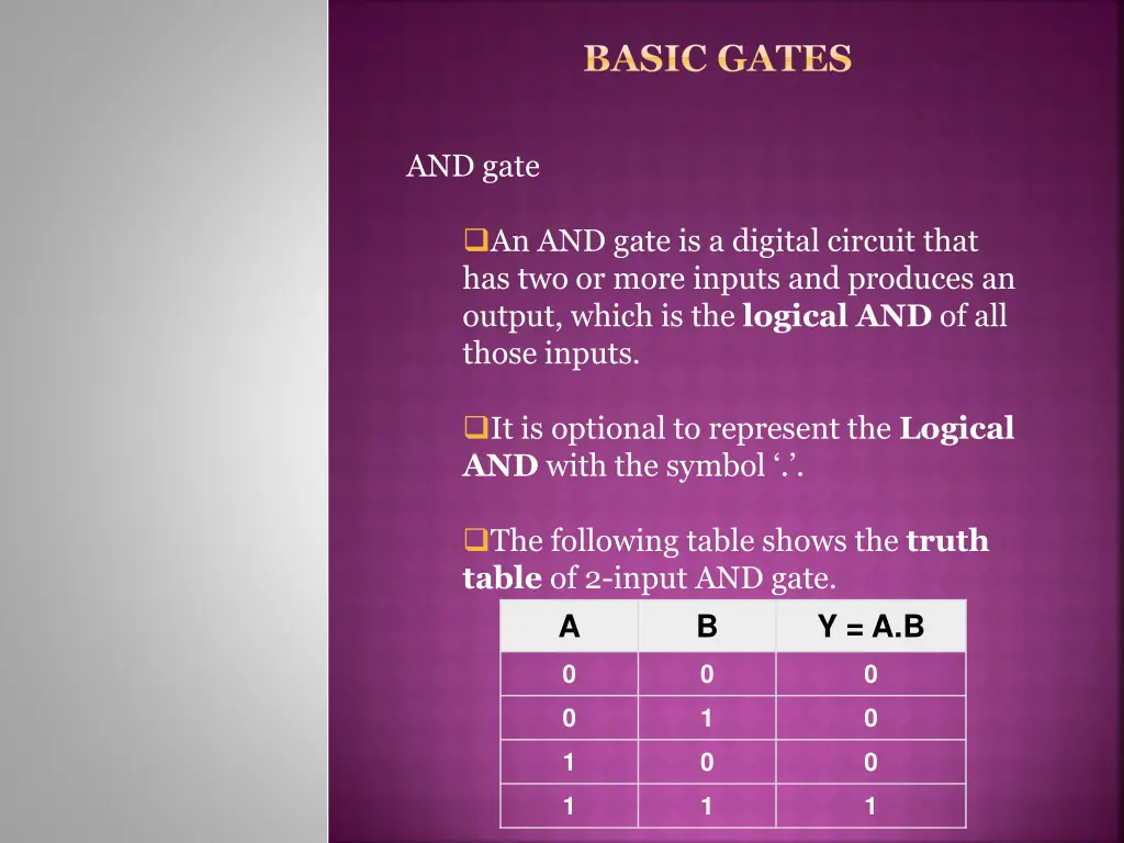 basic gates