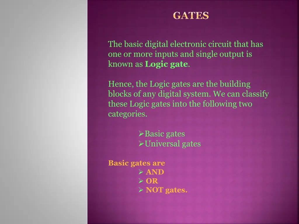 gates
