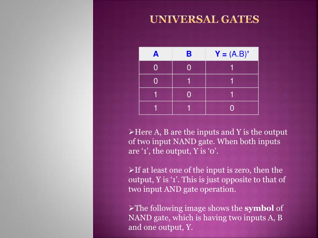 universal gates 1