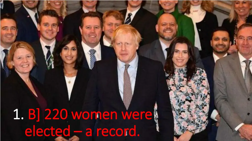 1 1 b 220 women were b 220 women were elected