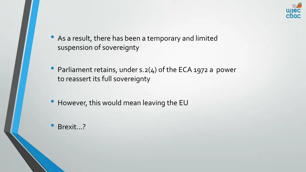 as a result there has been a temporary