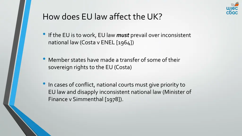 how does eu law affect the uk 1