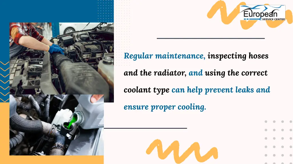 regular maintenance inspecting hoses