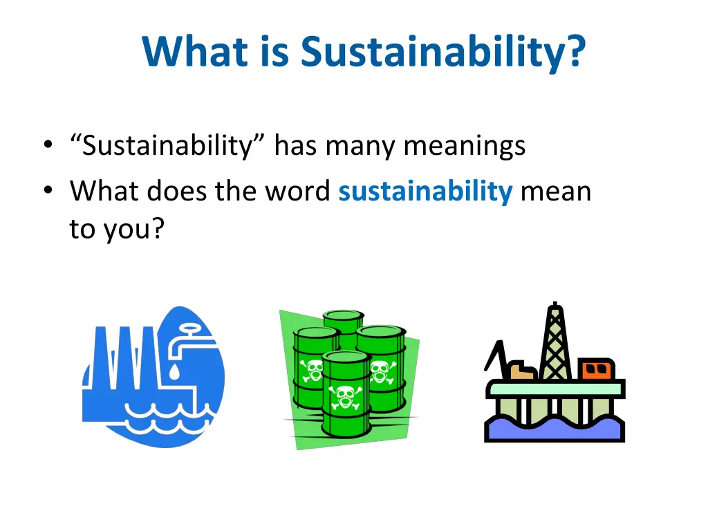 what is sustainability